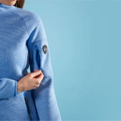 Gill Womens Knit Fleece - Light -Aqua Wear Shop 1493W 7