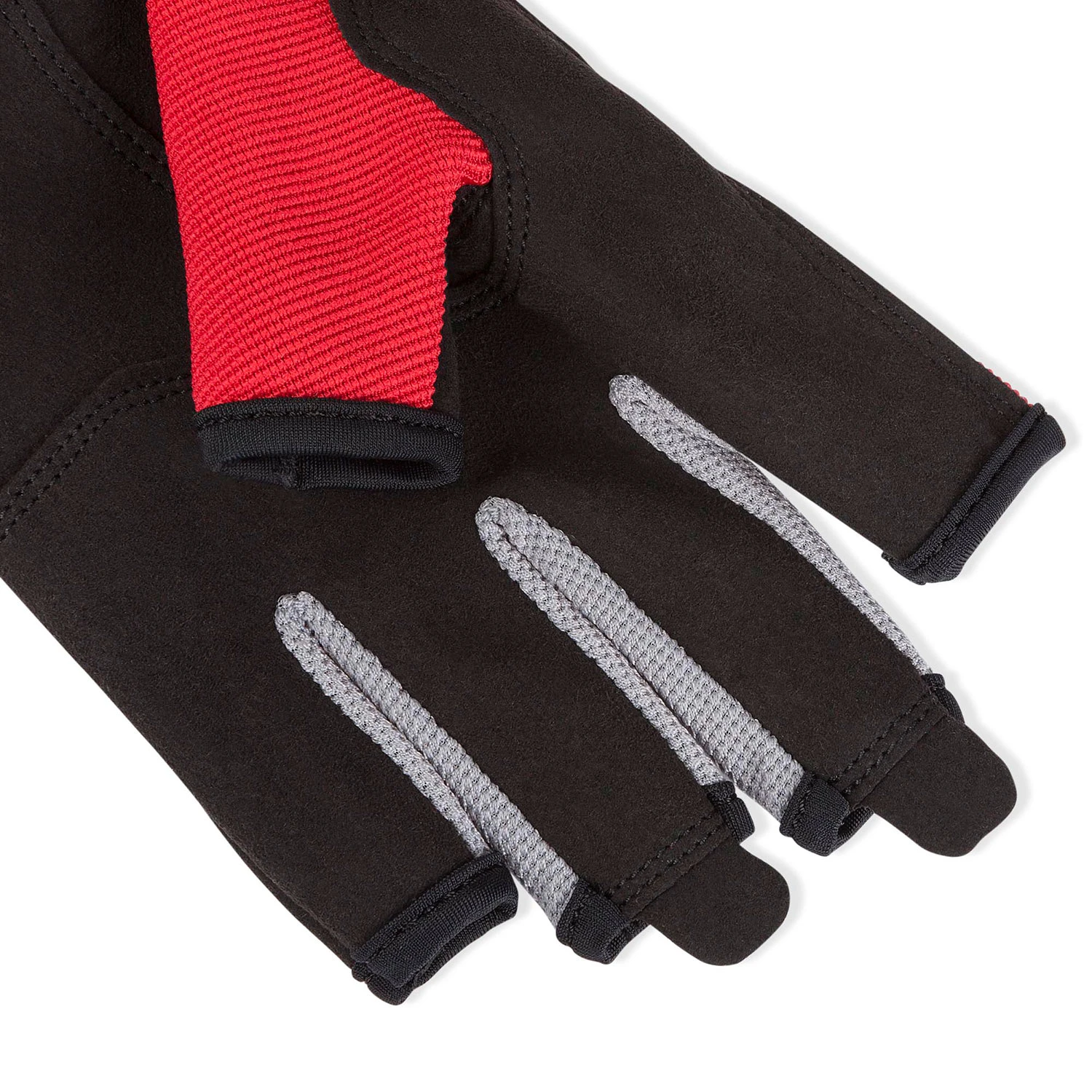Musto Essential Short Finger Sailing Gloves - - True Red 4 Musto Essential Short Finger Sailing Gloves - - True Red - Image 2