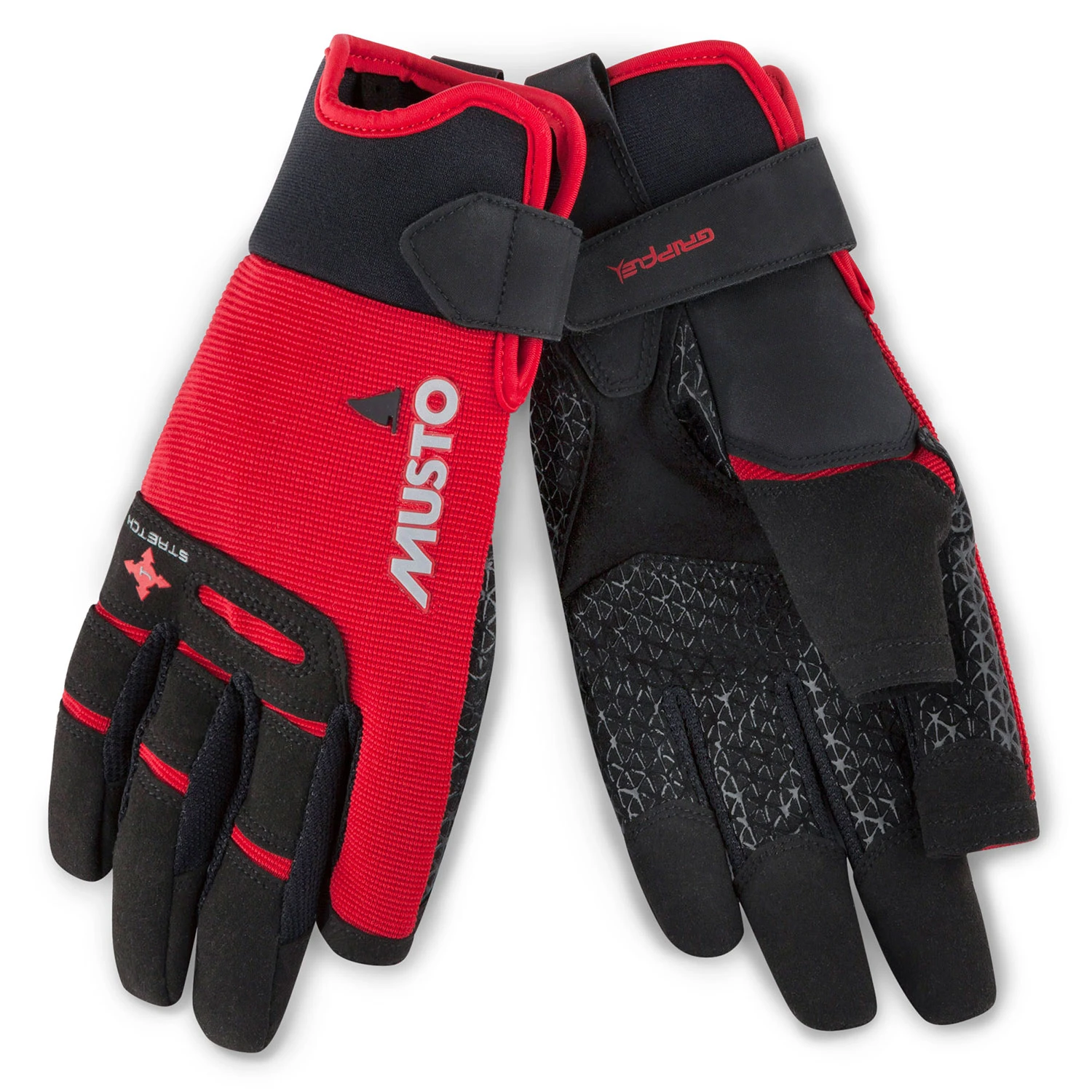 Musto Performance Long Finger Sailing Gloves - - Red 4 Musto Performance Long Finger Sailing Gloves - - Red - Image 2