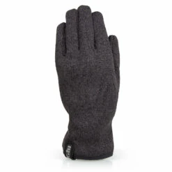 Gill Knit Fleece Gloves - Ash