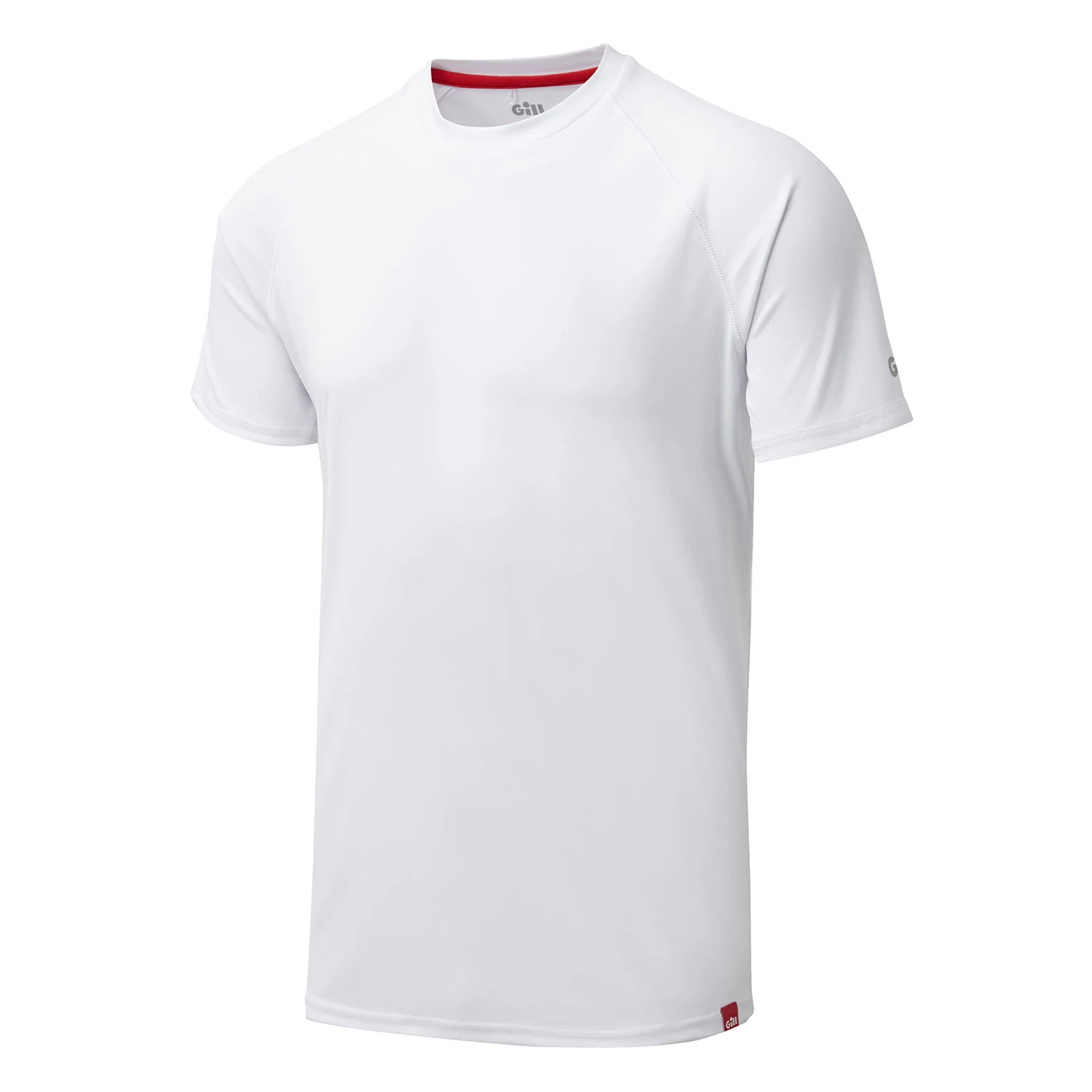 Gill Mens UV Tec Crew Neck T-Shirt - White 4 Gill Mens UV Tec Crew Neck T-Shirt - White - Image 2