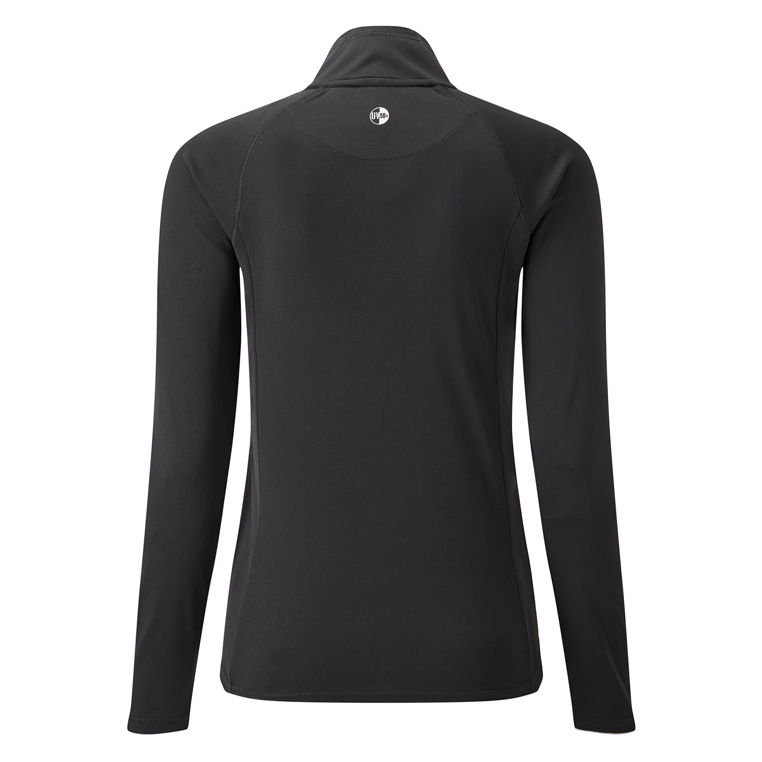 Gill Womens UV Tec Long Sleeve Zip Tee - Charcoal - Image 3