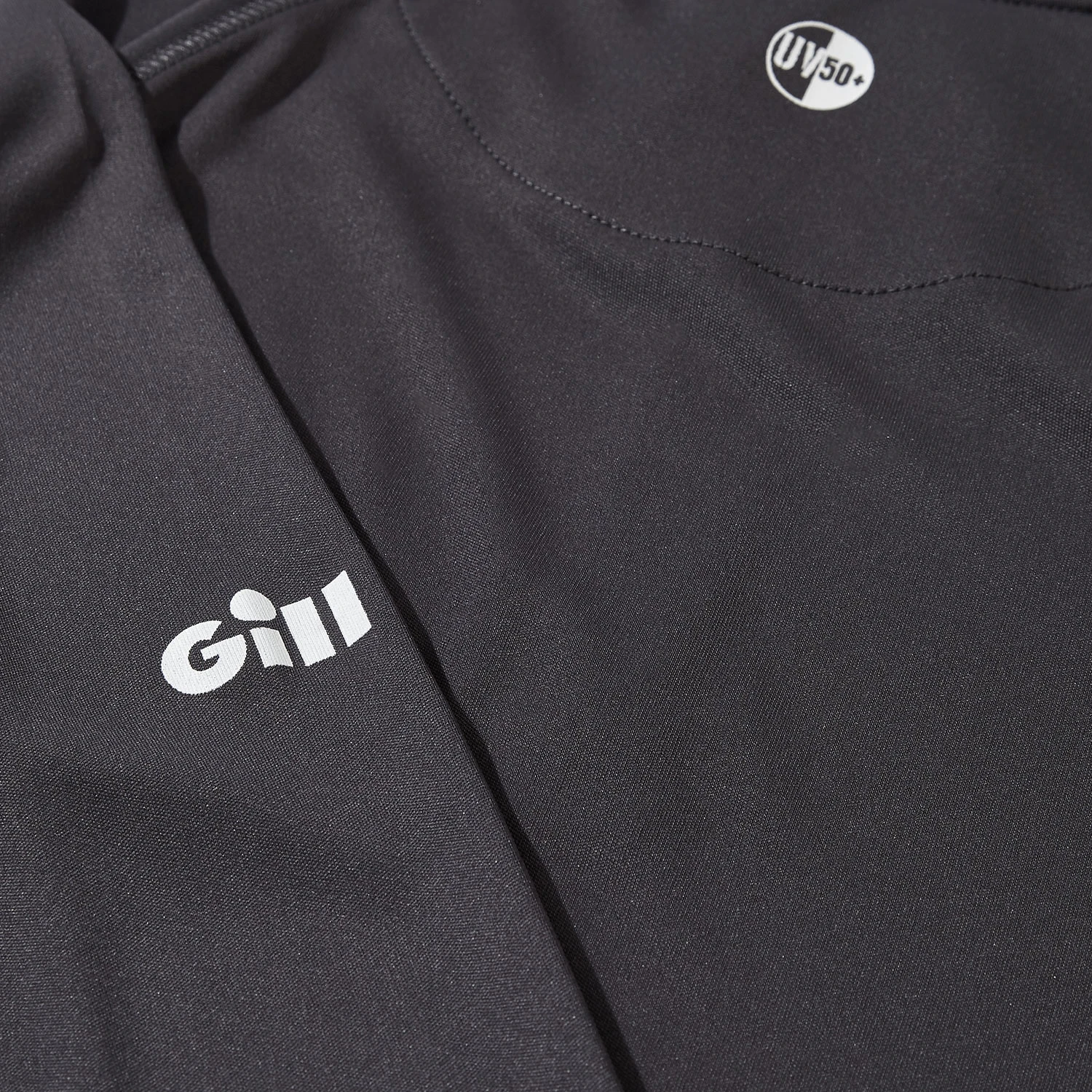 Gill Womens UV Tec Long Sleeve Zip Tee - Charcoal - Image 5