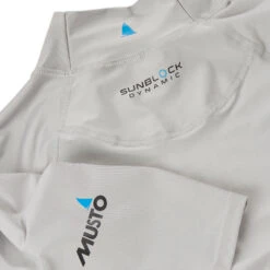 Musto Sunblock Dynamic Short Sleeve Rash Guard - Light Grey -Aqua Wear Shop 2020 Musto Sunblock Dynamic Rash Guard 81216 931 5