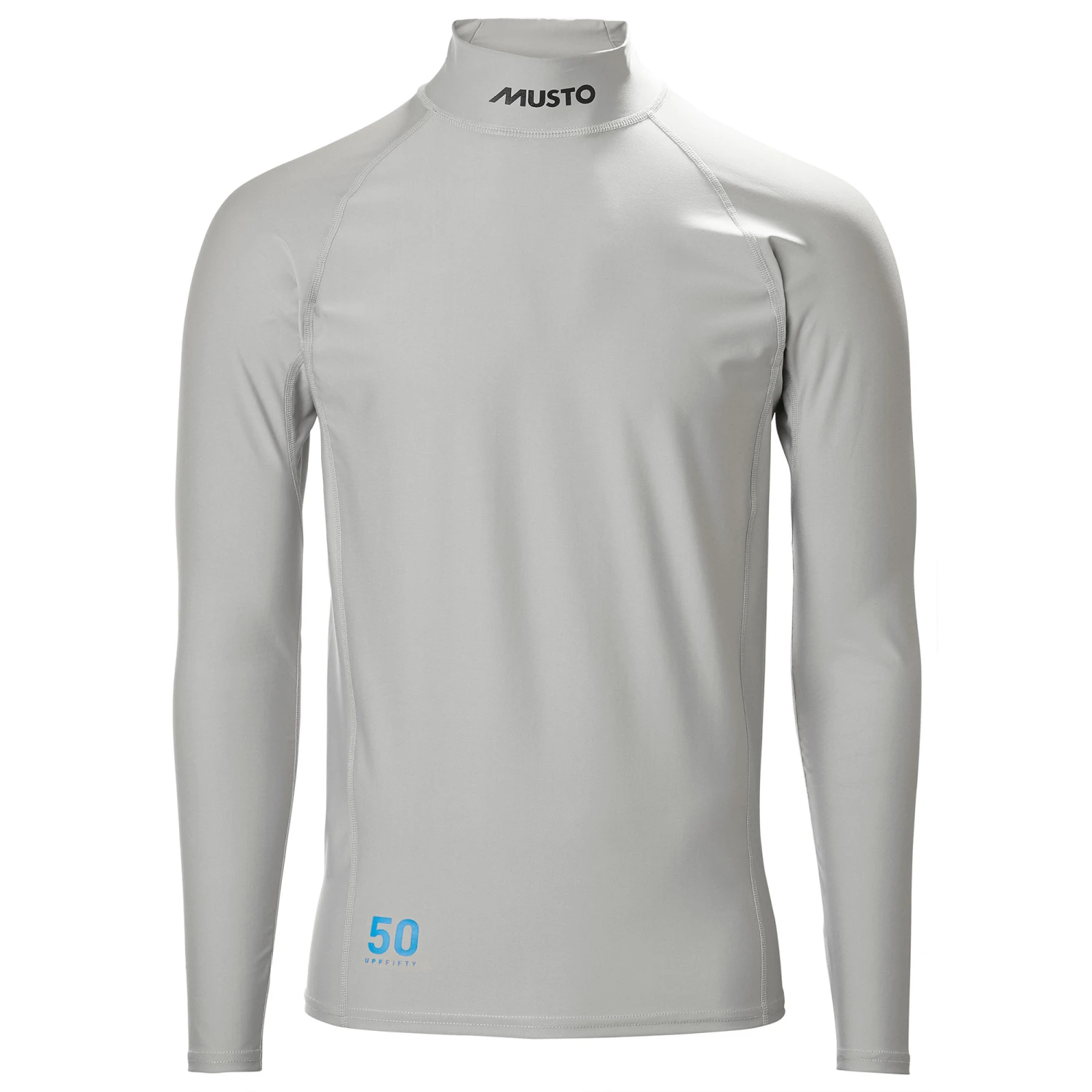 Musto Sunblock Dynamic Long Sleeve Rash Guard - Light Grey 3 Musto Sunblock Dynamic Long Sleeve Rash Guard - Light Grey