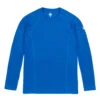 North Sails Quick Dry Long Sleeve Tech T-Shirt - Royal -Aqua Wear Shop 2020 North Sails Long Sleeve Polo Shirt 27M203 0043 psfront1
