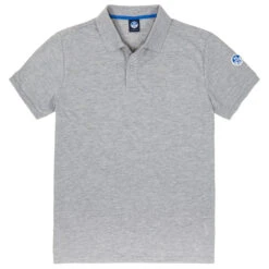 Aqua Wear Shop 8 North Sails UPV 40+ Piquet Polo - Grey Melange