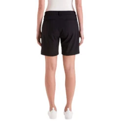 North Sails Womens Quick Dry Stretch Shorts - Black -Aqua Wear Shop 2020 North Sails Womens Shorts 27W500 0099 msback1