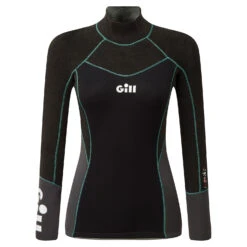Gill Womens Zentherm Dinghy Wetsuit Kit - Black -Aqua Wear Shop 2020 Gill 5001W BLACK 1 1