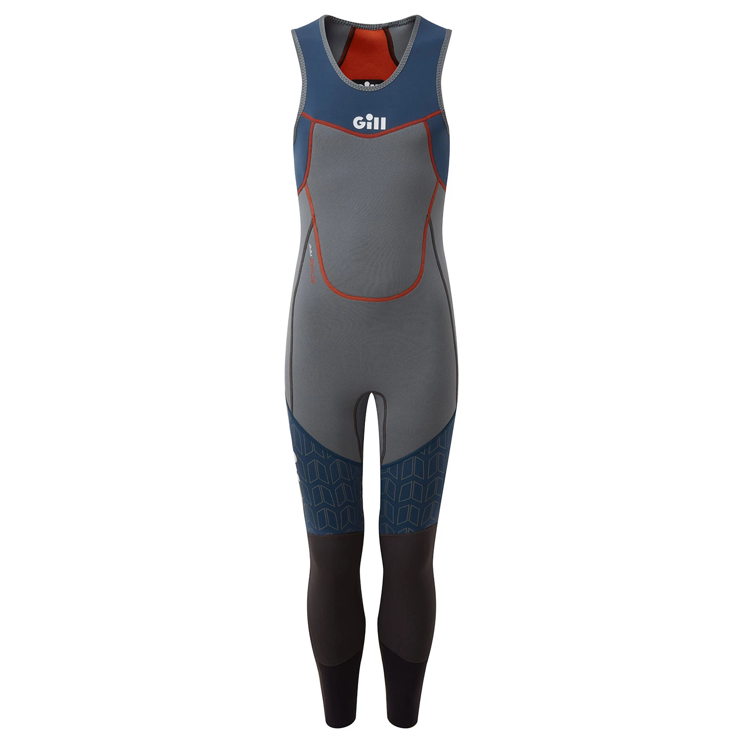 Gill Junior Zenlite Skiff Sailing Wetsuit - Steel Grey / Ocean 4 Gill Junior Zenlite Skiff Sailing Wetsuit - Steel Grey / Ocean - Image 2