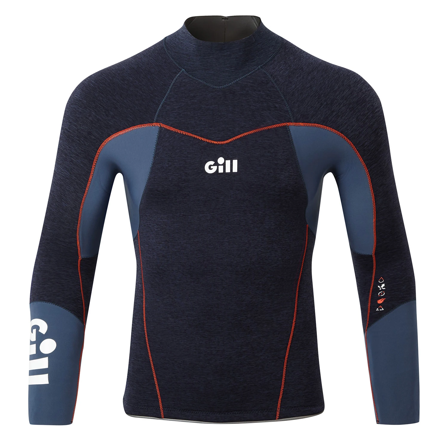 Gill Junior Race Firecell Long Sleeve Wetsuit Top - Blue 4 Gill Junior Race Firecell Long Sleeve Wetsuit Top - Blue - Image 2