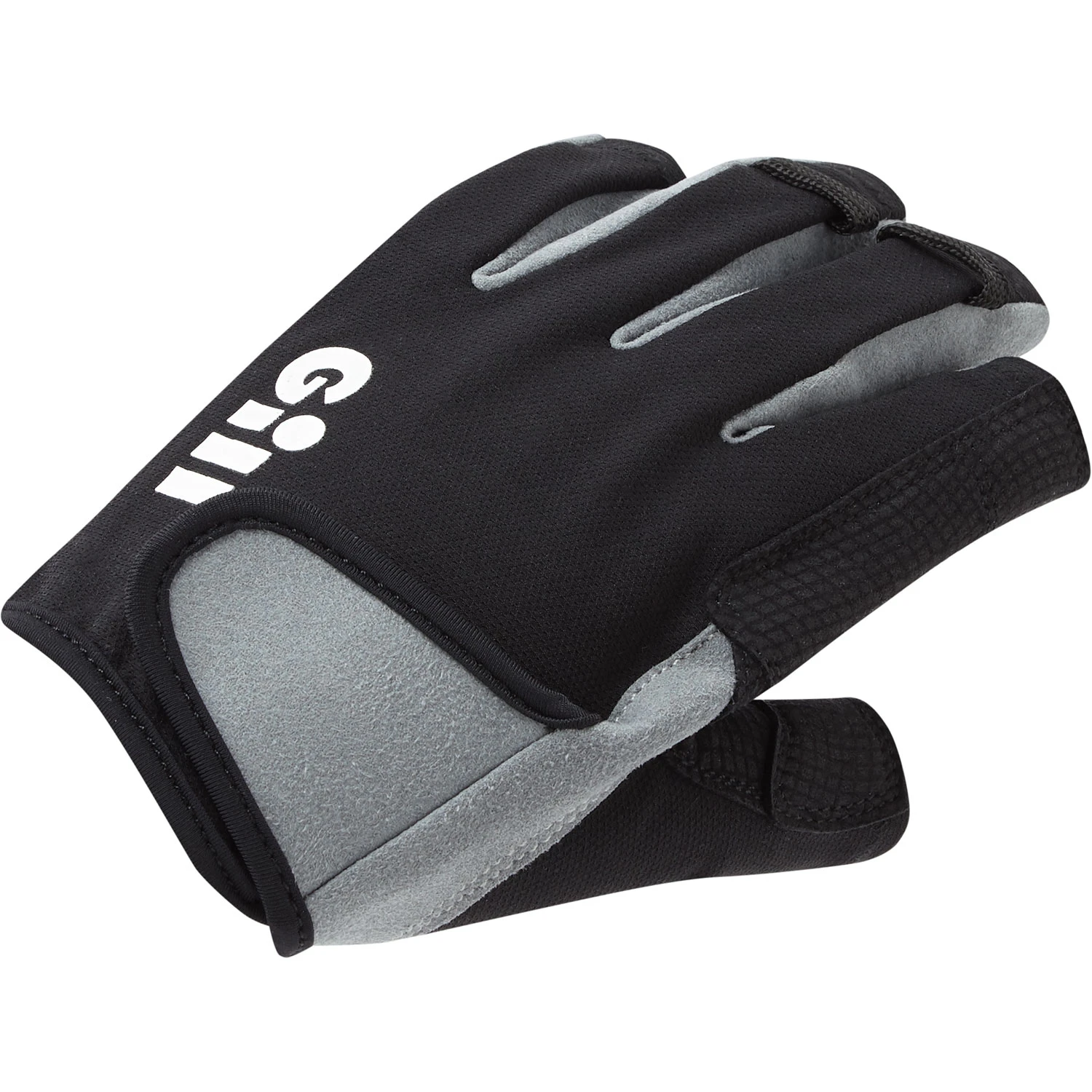 Gill Deckhand Short Finger Sailing Gloves - Black 3 Gill Deckhand Short Finger Sailing Gloves - Black