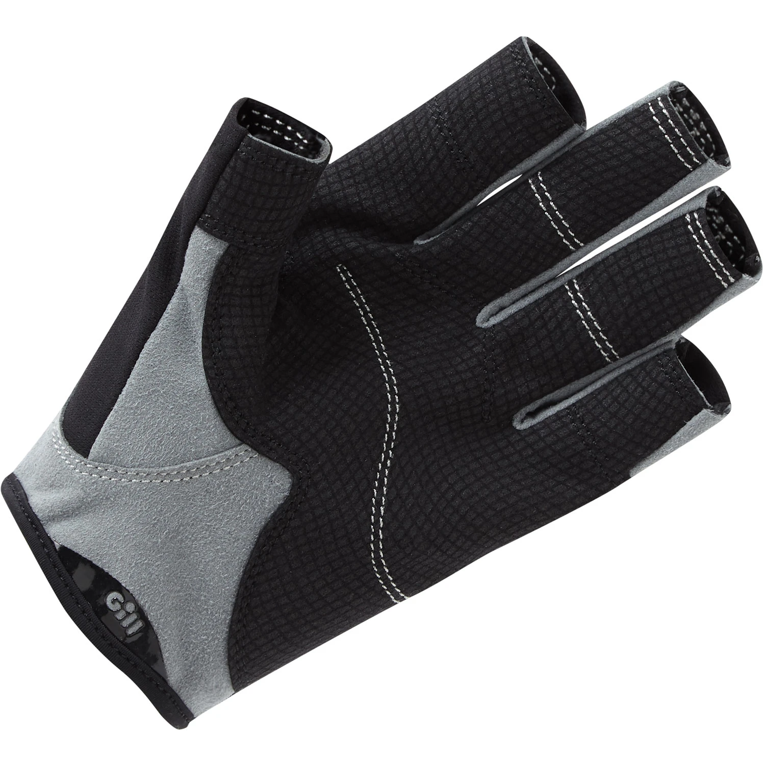 Gill Deckhand Short Finger Sailing Gloves - Black 4 Gill Deckhand Short Finger Sailing Gloves - Black - Image 2