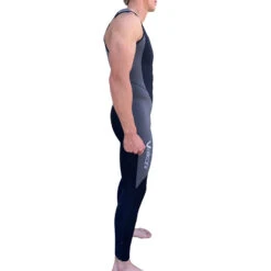 Vaikobi FLEXFORCE 3mm GBS Long John Wetsuit - Black/Grey 8 Vaikobi FLEXFORCE 3mm GBS Long John Wetsuit - Black/Grey -Aqua Wear Shop 2021 Vaikobi FlexForce 3 0 mm LongJohn Side view