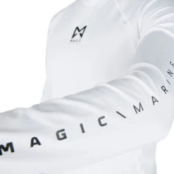 Magic Marine Cube Long Sleeve Rash Guard - White -Aqua Wear Shop 2022 Magic Marine Cube Long Sleeve Rash Guard White MM081009 100 05