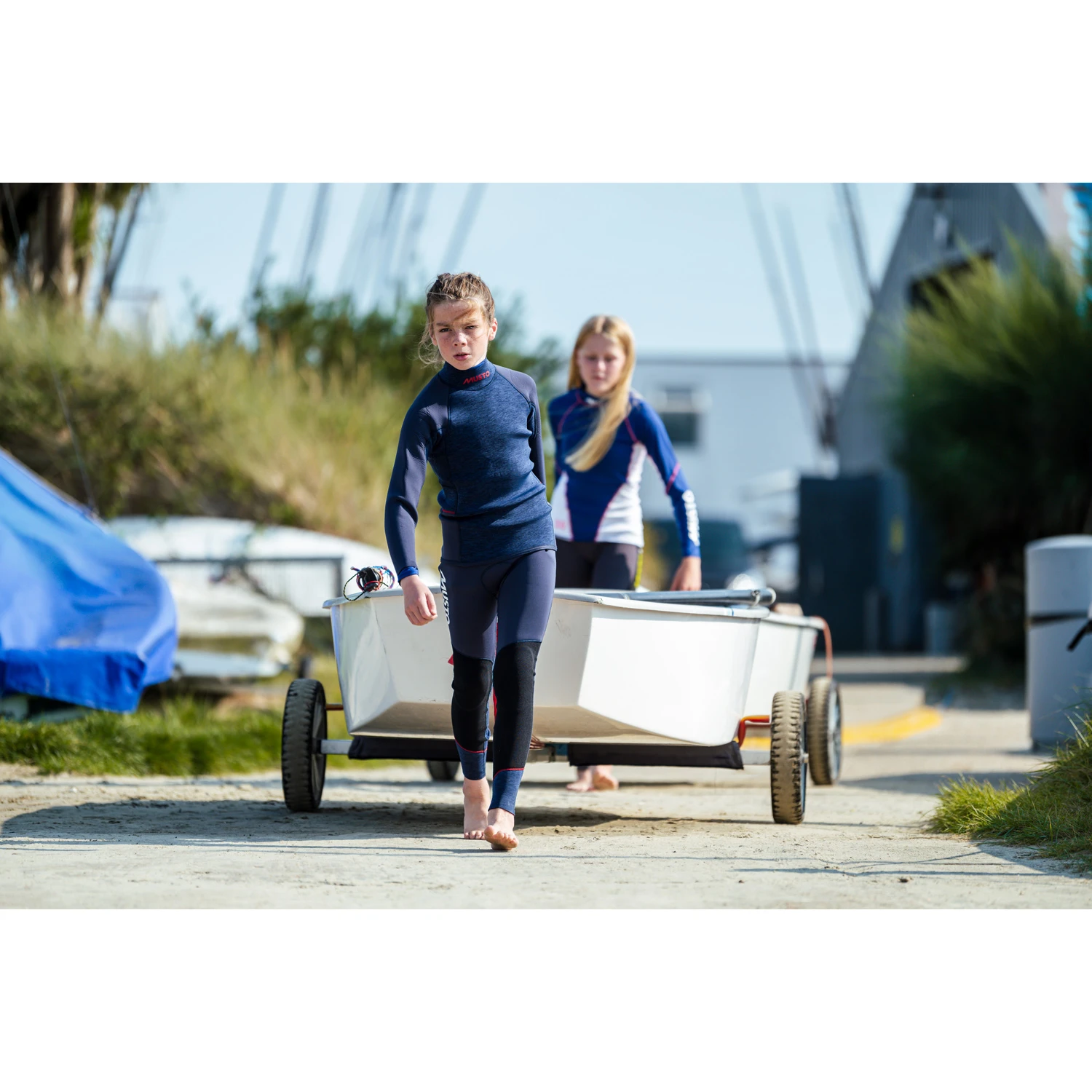 Musto Junior Flexlite Alumin 3 Long John Wetsuit - Midnight/Marl 5 Musto Junior Flexlite Alumin 3 Long John Wetsuit - Midnight/Marl - Image 3