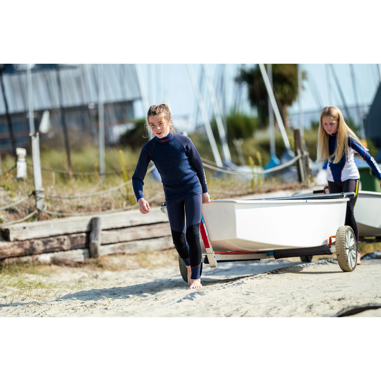 Musto Junior Flexlite Alumin 3 Long John Wetsuit - Midnight/Marl 6 Musto Junior Flexlite Alumin 3 Long John Wetsuit - Midnight/Marl - Image 4