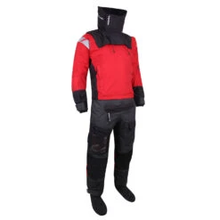 Typhoon PS440 Hinge Drysuit & Undersuit - Red/Grey -Aqua Wear Shop 2022 Typhoon 100183 PS440 Hinge Entry suit RED BLACK 3