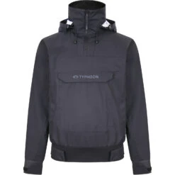 Typhoon Renvyle Hooded Smock / Spray Top - Black -Aqua Wear Shop 2022 Typhoon Renvyle Hooded Spray Top 430361 4