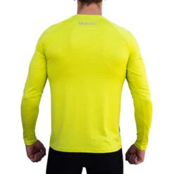 Vaikobi Tech Tee Long Sleeve UV50+ T-Shirt - Lime -Aqua Wear Shop 2022 Vaikobi Performance Tech Tee Long Ocean Yellow 2