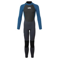 Gill Junior Pursuit 4/3mm Wetsuit - Atlantic Blue