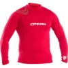 Typhoon Long Sleeve Flat Locked Rash Vest - Rich Red -Aqua Wear Shop Typhoon Long Sleeve Rach Guard Rich Red 1