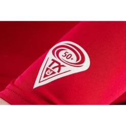 Typhoon Long Sleeve Flat Locked Rash Vest - Rich Red -Aqua Wear Shop Typhoon Long Sleeve Rach Guard Rich Red 3