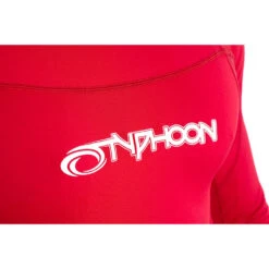 Typhoon Long Sleeve Flat Locked Rash Vest - Rich Red -Aqua Wear Shop Typhoon Long Sleeve Rach Guard Rich Red 4